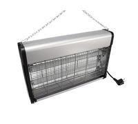 Perel lámpara uv mata insectos eléctrica interior, rejilla 2800v, di