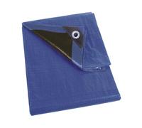 Perel lona impermeable 6 x 10 m, toldo protector 180 g/m2 poliéster,
