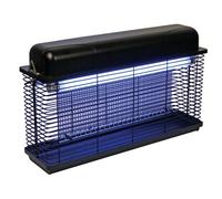 Perel mata insectos led uv eléctrico, rejilla 3000v, ipx4 resistente