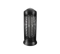 Perel Eliminador de Insectos eléctrico, LED UV, Rejilla de 4000 V, depósito colector extraíble, 600 m², Negro