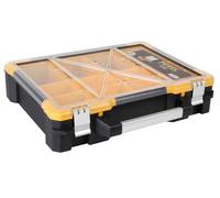 Perel Caja de almacenamiento de plástico con contenedores extraíbles - 490x420x115 mm - 23 L