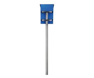Perel Publicar para buzón, acero inoxidable, con equipo de fijación, plata, altura de 150 cm