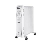 Perel radiador de aceite de 2500w con 11 elementos, 3 niveles de calor
