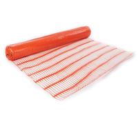 Perel red de seguridad valla de obra naranja rollo 1m x 50m malla plá