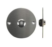 Perel Redonda de timbres, Ø75, Acero Inoxidable