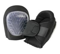 Perel Rodilleras ergonómicas con gel y revestimiento exterior antideslizante, ajuste flexible, con cierre de cierre autoadherente