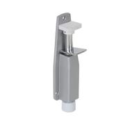 Perel Tapón de la puerta, con control del pie, metal con base de goma, 1 pieza
