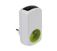 Perel Temporizador mecánico de cuenta regresiva 230 V 16 A 3500 W Enchufe francés Tipo E Blanco