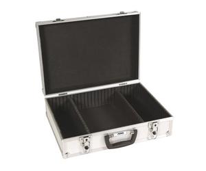 Perel tool078 caja de herramientas aluminio, negro aluminio