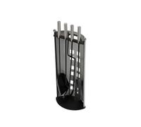 Perel VELLEMAN BB50112 - Accesorios para Chimenea (58 x 22 x 14 cm, 5 Piezas), Color Plateado