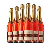 Perelada Rosé Brut Cava 75 cl Espumoso rosado (Caja de 6 Botellas de 75 cl)