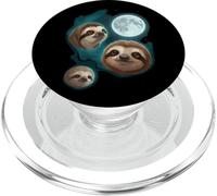 Perezoso 3 Perezosos Aullando a la Luna Divertido Extraño Maldito PopSockets PopGrip para MagSafe