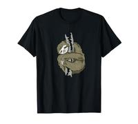 Perezoso Abrazando Relajado Dormir Adolescente Cansado Perezoso Lento Camiseta