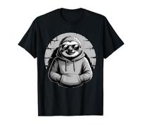 Perezoso Amante Animal Obra De Arte Tropical Gráfico Divertido Perezoso Camiseta