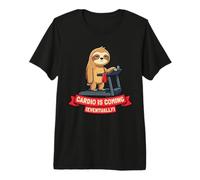 Perezoso Cardio se Acerca eventualmente Divertido Entrenamiento de Gimnasio Perezoso Camiseta Premium