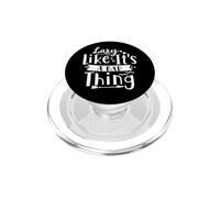 Perezoso como si Fuera Algo Malo Namaste Yoga Meditación PopSockets PopGrip para MagSafe