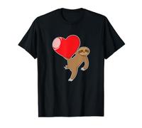 Perezoso con un Gran Corazón Camiseta gráfica económica