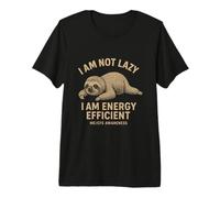 Perezoso de nergética de Conciencia sobre la Fatiga crónica EM/SFC Camiseta Premium