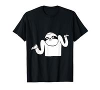 Perezoso Gracioso Encogerse Hombros Meme Qué Sé Yo Camiseta