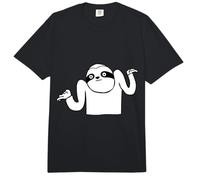 Perezoso Gracioso Encogerse Hombros Meme Qué Sé Yo Comfort Colors Adult Heavyweight T-Shirt