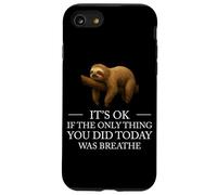 Perezoso Inspirador Lazy Monday Cita Mentalidad Positiva Amor Propio Carcasa para iPhone SE (2020) / 7/8