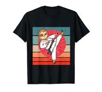 Perezoso Karate Cinturón Negro Amante De Los Perezosos Ninja Camiseta gráfica económica