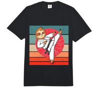 Perezoso Karate Cinturón Negro Amante De Los Perezosos Ninja Comfort Colors Adult Heavyweight T-Shirt