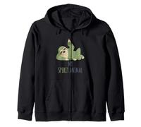 Perezoso mi espíritu animal, vamos a relajarnos y relajarnos, divertido regalo perezoso Sudadera con Capucha