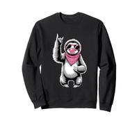 Perezoso Oso Gafas De Sol Chicle Rock And Roll Sudadera