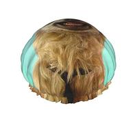 perezoso reutilizable impermeable lavable ajustable adecuado para mujeres todos los largos de cabello gorro de ducha