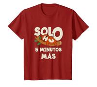 Perezoso, Solo 5 Minutos Más Dormir Camiseta