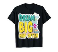 Perezoso Sueño Gran Siesta A menudo Divertido Estudiante Primer Día Escuela Camiseta