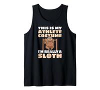 Perezoso This Is My Athlete Costume I'm Really A Sloth Camiseta sin Mangas