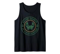 Perezoso Vida Lenta Perezoso Yoga Vida Ética Anti-Hustle Camiseta sin Mangas