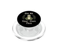 Perezoso Vida Lenta Perezoso Yoga Vida Ética Anti-Hustle PopSockets PopGrip para MagSafe
