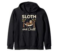 Perezoso Vida Lenta Perezoso Yoga Vida Ética Anti-Hustle Sudadera con Capucha