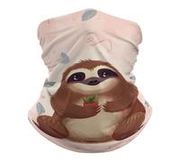 Perezosos Adorable Cuello Bufanda Elástico Bandana Viento Polvo Prueba Pañuelo De Cabeza para Mujer Caza Cámping 25X50Cm