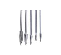 perfeciti Juegos De 5 Brocas para Madera Encaminamiento Router bits Madera Fresado Fresas 3MM Broca para Dremel, Herramientas De Grabado para Carpintería