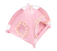 perfeclan 1/12 Dollhouse Princess Tent Props Mini Kids Play Tent Playhouse Modelo para micro paisajismo Juega de juego Muebles