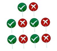 perfeclan 10 paletas de votación para aulas, letreros interactivos, paletas de juez portátiles para uso administrativo, Verdadero O Falso