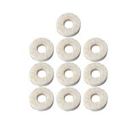 perfeclan 10 piezas botones de arandelas de fieltro, cojín, piezas musicales accesorios y herramientas de reparación reemplazo instrumento Musical de latón, Barítono