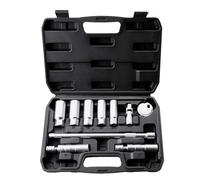 perfeclan 10 Piezas Llave para Bujías Juego de Vaso para Bujías Herramienta de Encendido Set de Enchufe con Cardan en Caja Compacta Material Resistente Adecuado