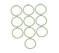 Perfeclan 10 Unidades de Cuerda elástica para, Cuerda Bungee de 8 mm, Resistente, para Salto de Altura, Accesorios para, Lona y Tienda de, Verde