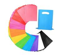 Perfeclan 100 Bolsas de, Bolsos de Ropa, Suministros Ligeros y Reutilizables para pequeñas Empresas, Bolsas para Camisetas, Regalos de cumpleaños, 20 Cmx30cm