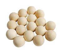 perfeclan 100 Piezas de Madera Bolas sin Agujero Espaciadoras Redondas Accesorios de Manualidades para Adecuadas para Fabricación