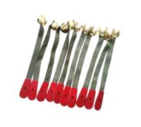 perfeclan 10x correas de brida de piano, accesorios para herramientas de piezas de reparación, widget de reemplazo, correa estándar de uso común, cintas de, Verde