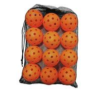 Perfeclan 12x Bolas de Pickleball para Entrenamiento, práctica estándar Profesional, Dispositivos de 40 Agujeros, Pelota de competición para canchas al Aire, Naranja