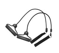 Perfeclan 2 Bandas de Resistencia para trampolín, Bandas de Ejercicio con Asas, cómoda Cuerda elástica para Entrenamiento, para Mujeres, Hombres, Deportes, Yoga