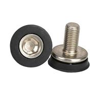 Perfeclan 2 Pernos de fijación para Brazo de manivela Hexagonal de Bicicleta, Tornillos de pedalier, portátiles, repuestos de 8 mm, Accesorios para componentes, Acero Inoxidable, 2.2 Cm X 2 Cm