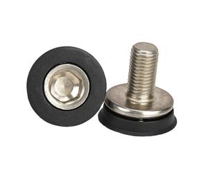 Perfeclan 2 Pernos de fijación para Brazo de manivela Hexagonal de Bicicleta, Tornillos de pedalier, portátiles, repuestos de 8 mm, Accesorios para componentes, Acero Inoxidable, 2.2 Cm X 2 Cm